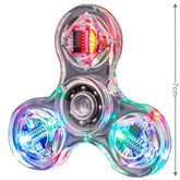 Luminous LED light Fidget Spinner Hand Top Spinner glows in the dark toys office stress relieving toys adults and children toy - NTKSTORE